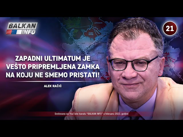INTERVJU: Alek Račić - Ultimatum je vešto pripremljena zamka na koju ne ...