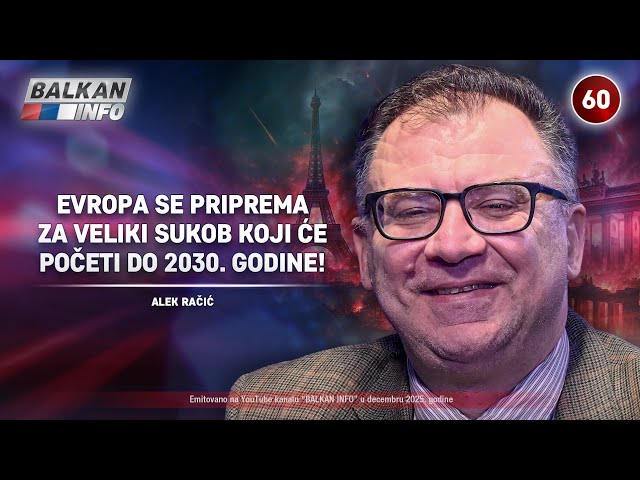 INTERVJU: Alek Račić – Evropa se priprema za veliki rat koji će početi ...