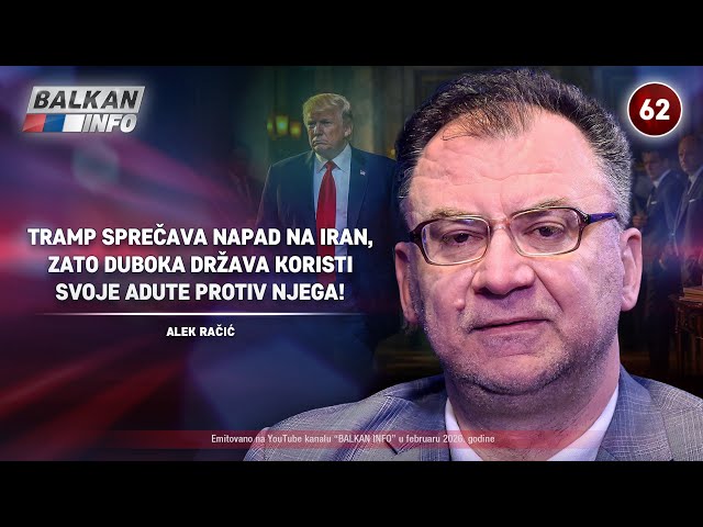 INTERVJU: Alek Račić – Tramp sprečava napad na Iran, duboka država ...